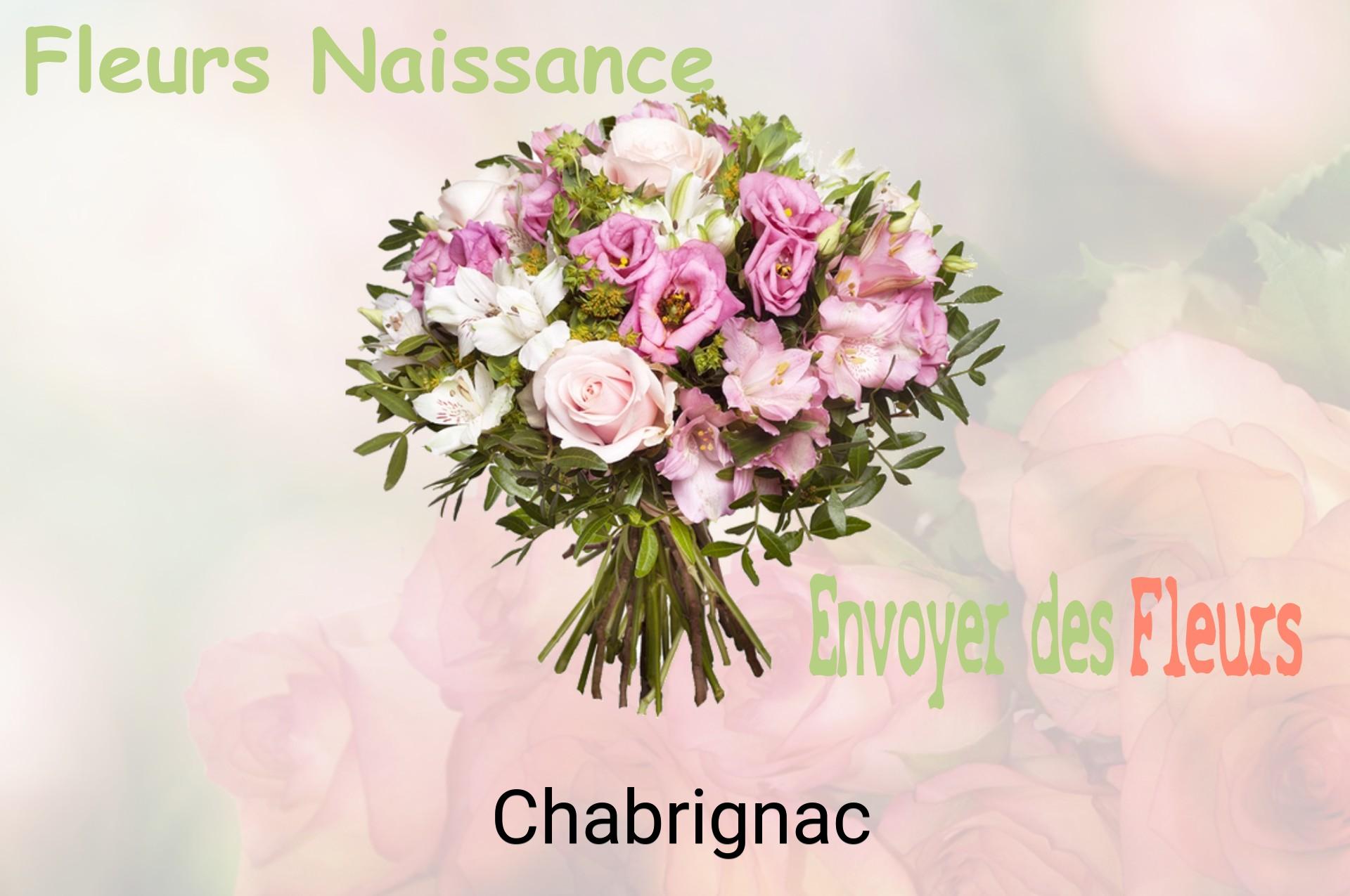 Bouquet de fleurs de naissance livré à Chabrignac